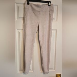 Athleta Cream Patterned Pants